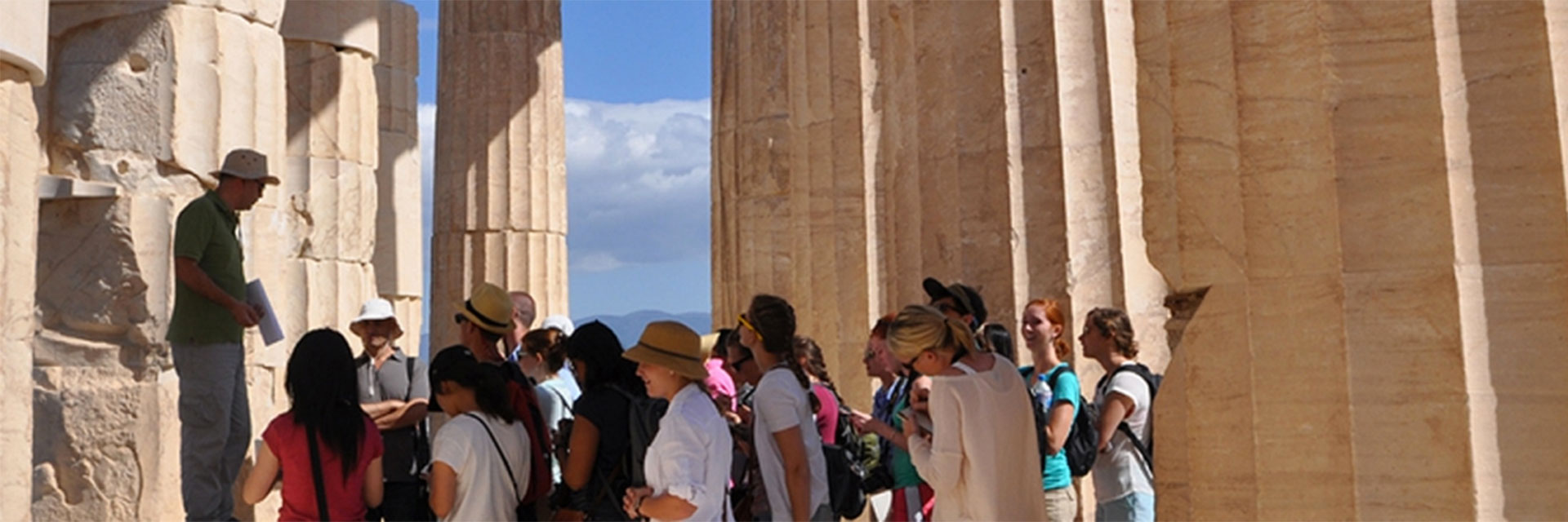 College of Design students learn about architecture in Greece.